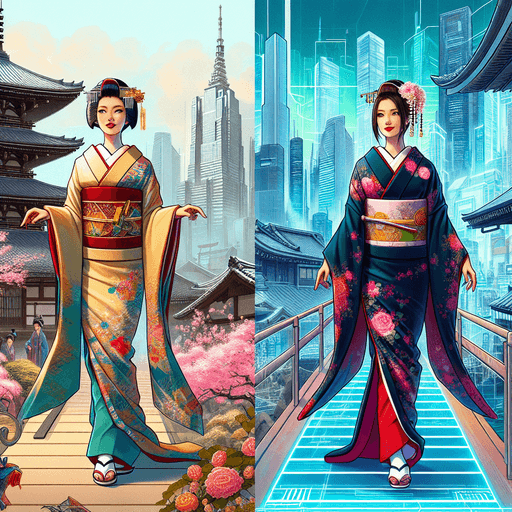 9. Dari Klasik ke Kontemporer: Perjalanan Kimono di Era Modern